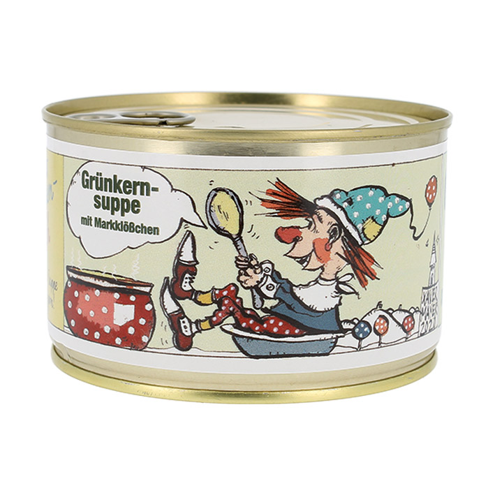 Grünkernsuppe mit Markklößchen