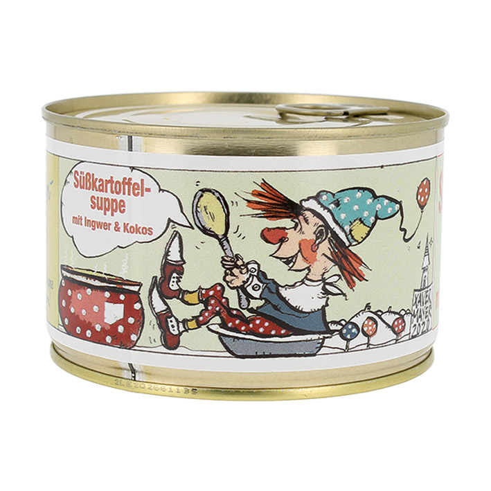 Süßkartoffelsuppe mit Ingwer & Kokos