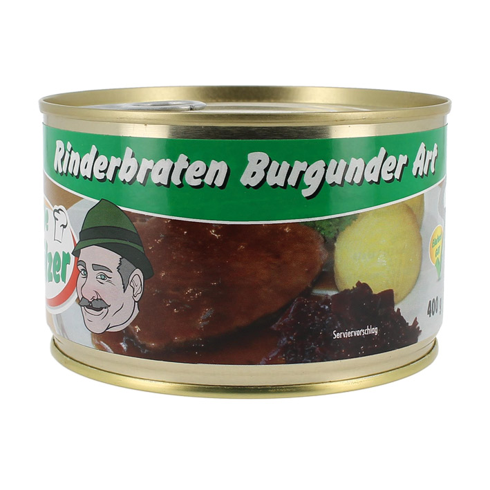Rinderbraten Burgunder Art